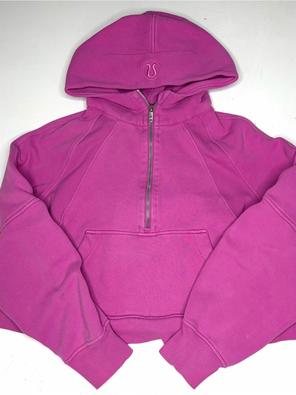Lululemon Scuba Oversized Half-Zip Hoodie Purple/Pink Sz M/L